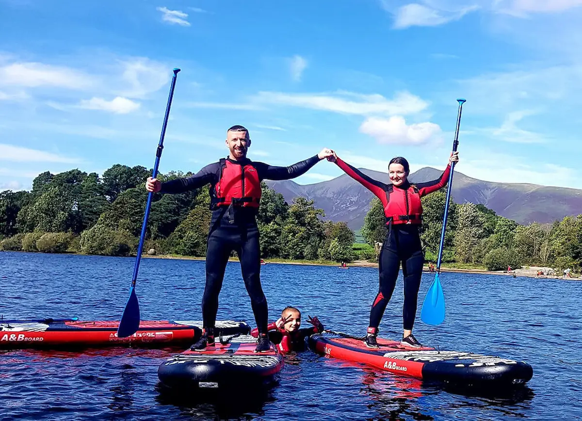 Paddle Boarding on Derwent Water Keswick